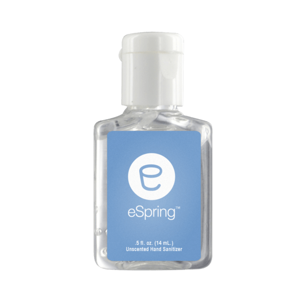 0.5 oz. Clear Sanitizer in Clear Bottle 18