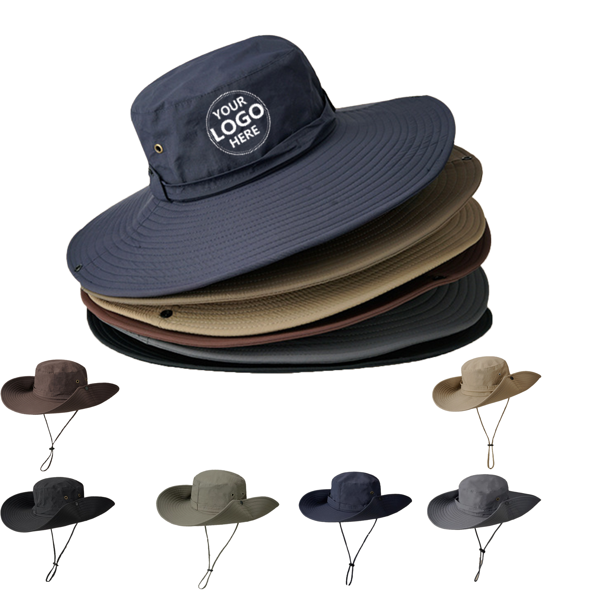 Durable Polyester Outdoor Sun Hat 17