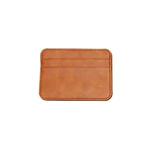 RFID Blocking 2 Sides PU Leather Card Holder Wallet 5