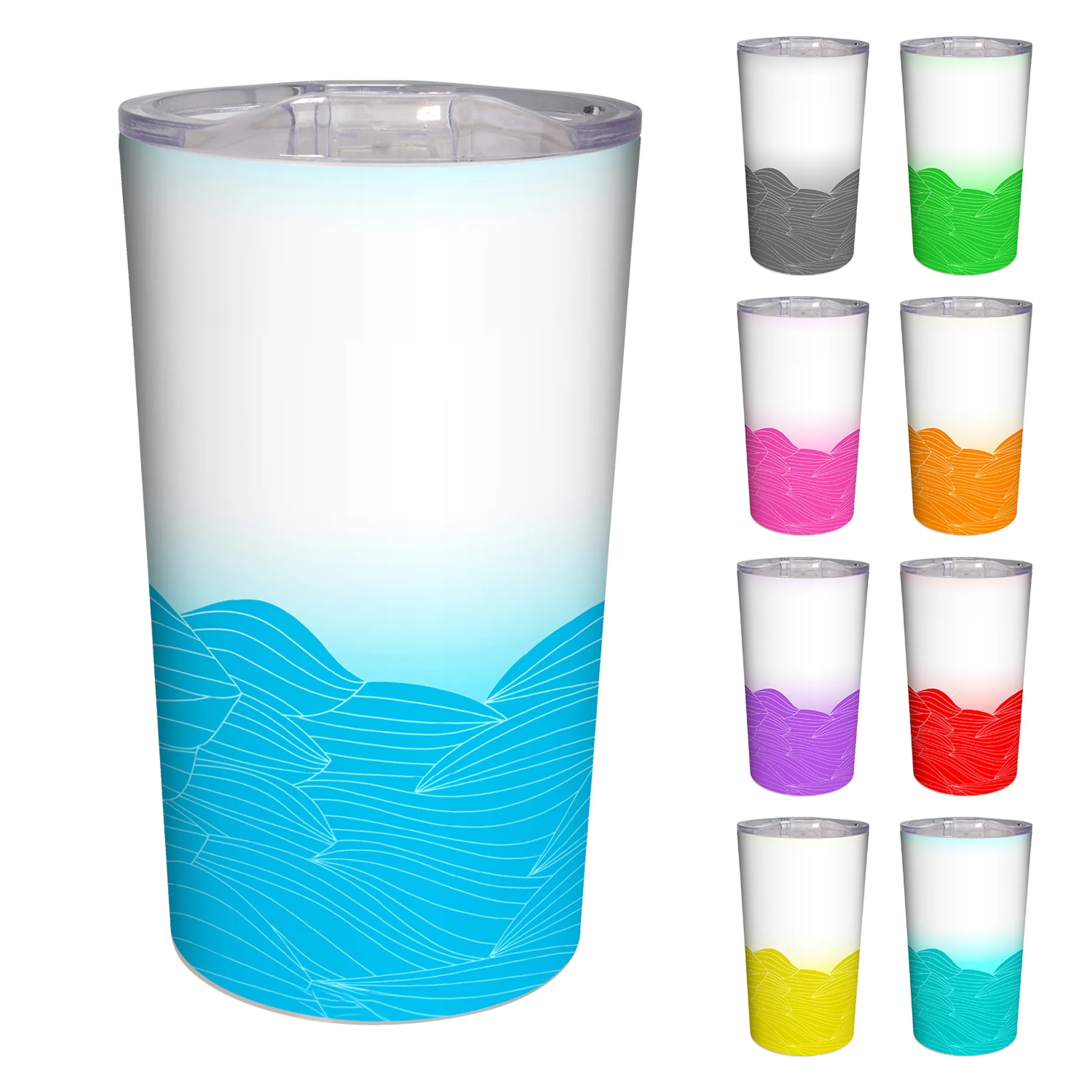 Full Color Turbulent Wave Mug 17