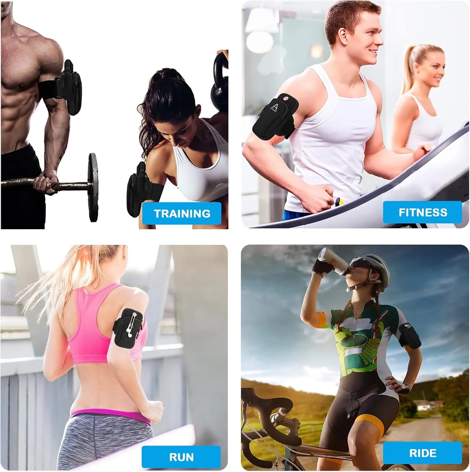 Outdoor Multi-functional Sports Phone Arm Bag 3