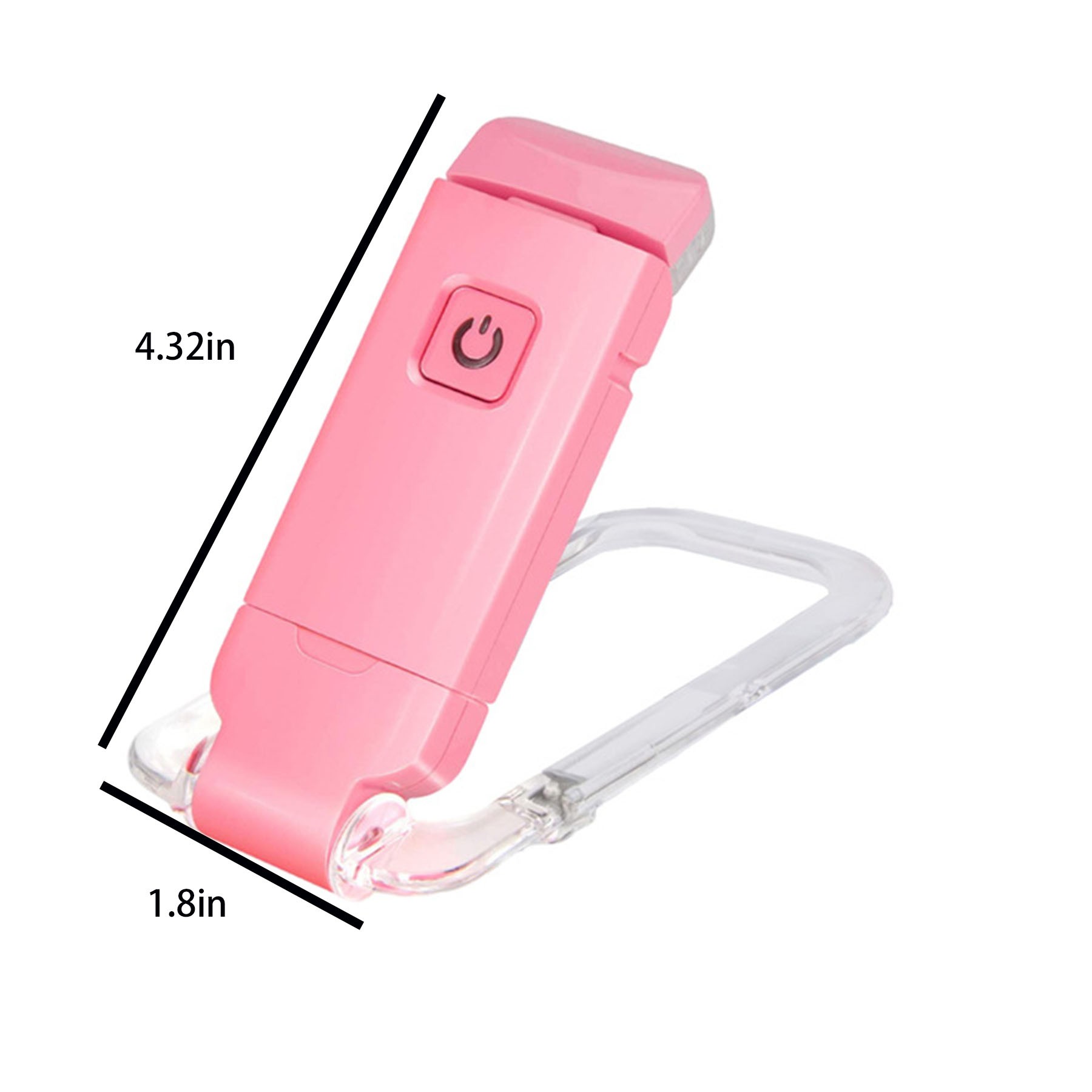 USB Rechargeable Portable Bookmark Lamp Book Light 4