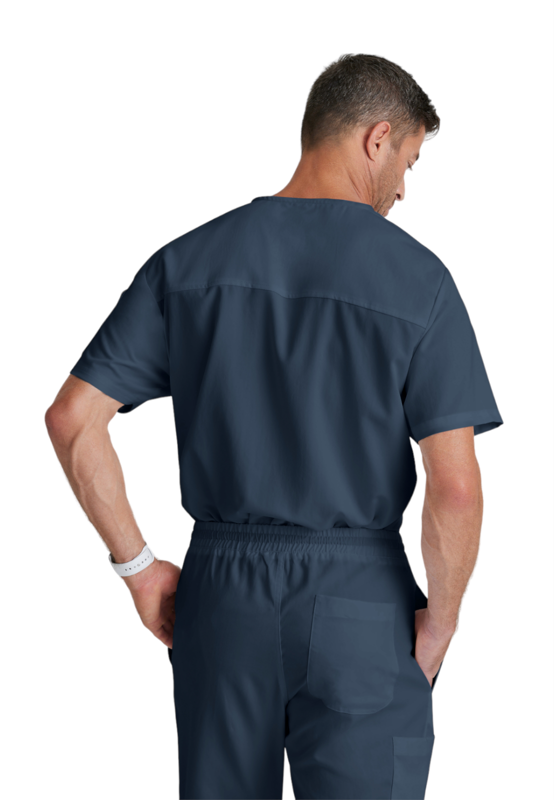 Grey's Anatomy Classic - Men's Two-Pocket V-Neck Evan Scrub Top 18