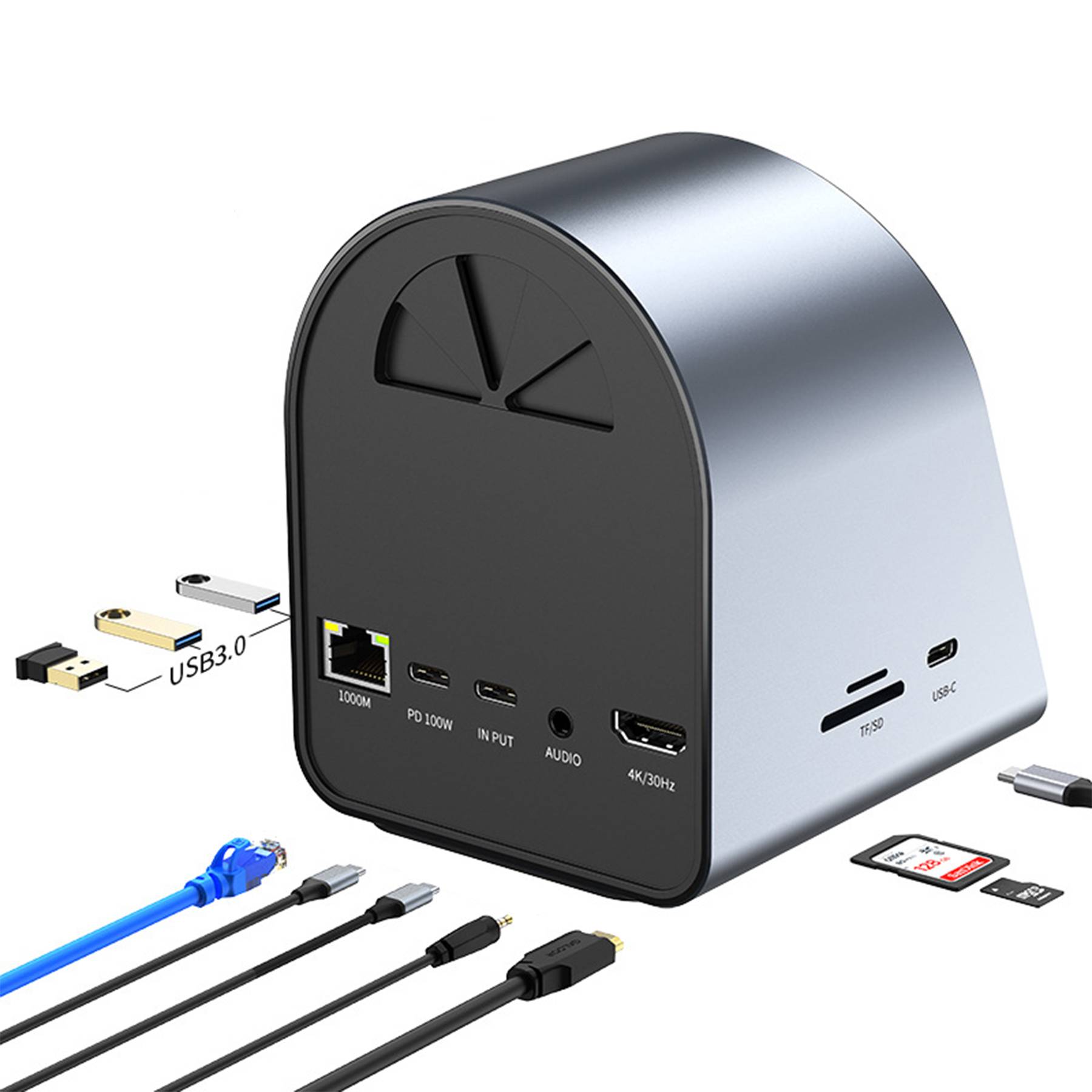 11 in 1 Type-C Wireless Charging Dock 2