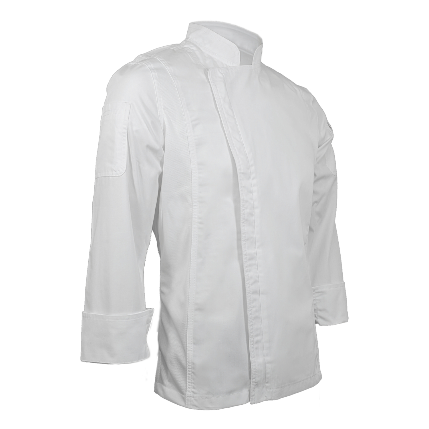 Men's Long Sleeve Modern Chef Coat (BLANK) 8