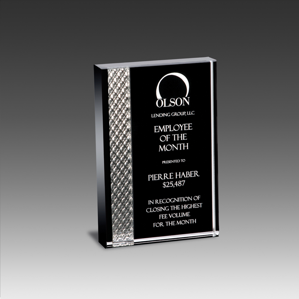 4" x 6" Prismatic Award w/Reflective Prism Inlay 2