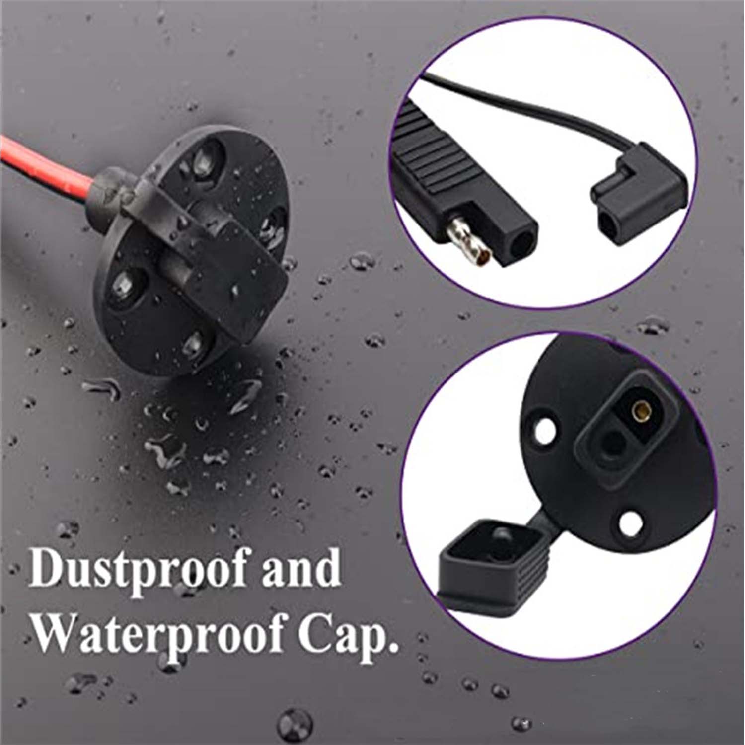 Car Plug Extension Cord with LED Light 2