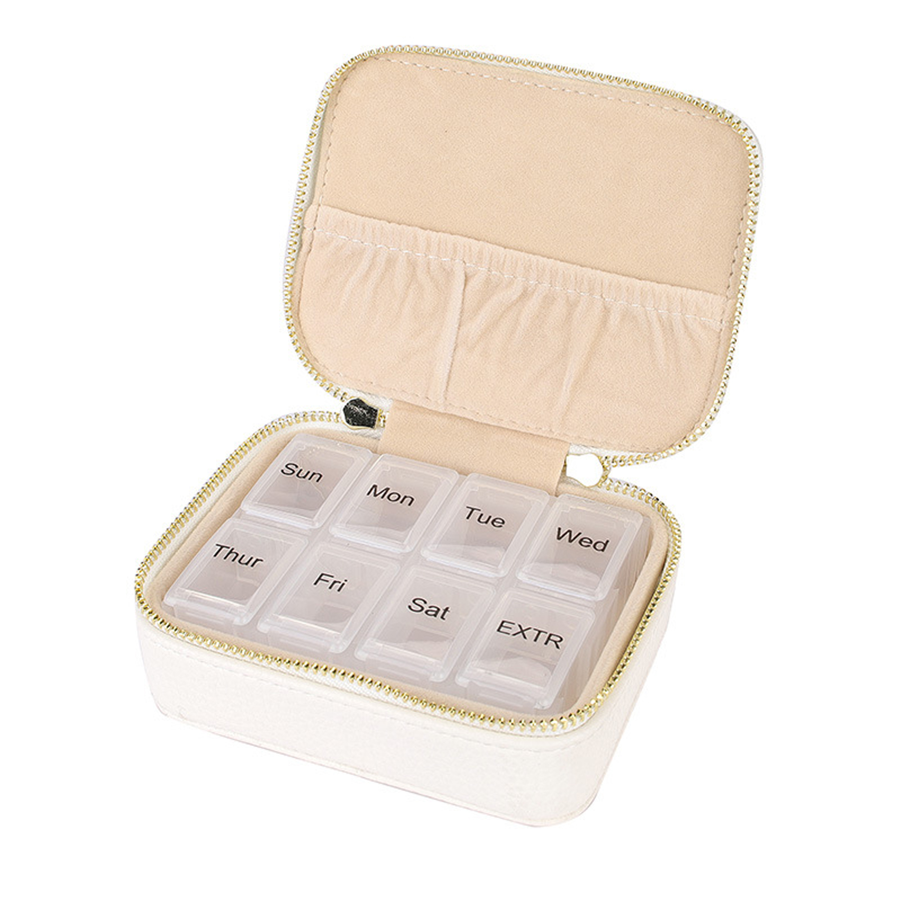 Leather Weekly Pill Organizer 3