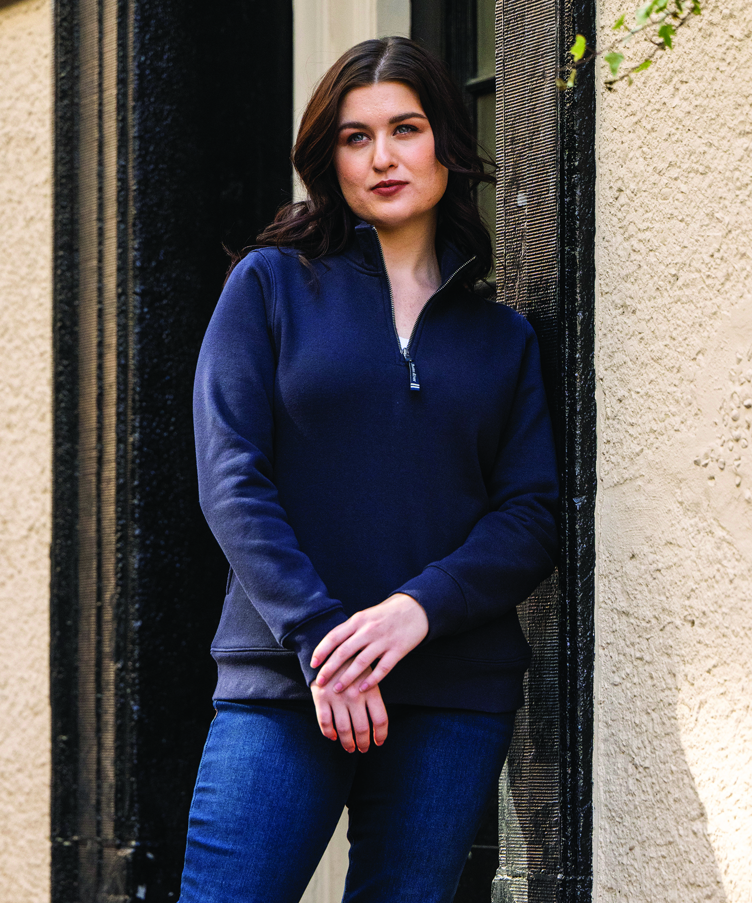 Women's Crosswind Quarter Zip Sweatshirt 100