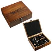 Graze Wood and Metal Wine Set 32