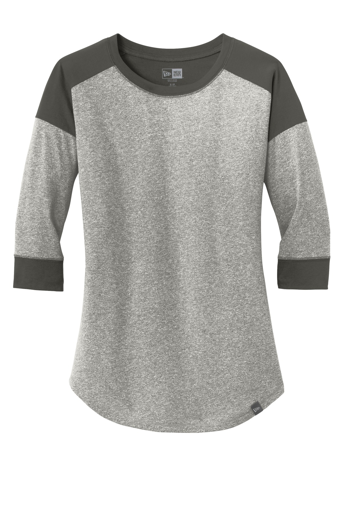 New Era Women's Heritage Blend 3/4-Sleeve Baseball Raglan Tee. LNEA104 15