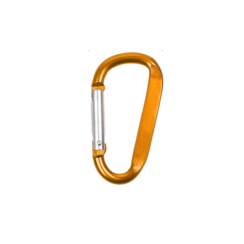 Aluminum D Ring Carabiners Spring Clips Hook 16