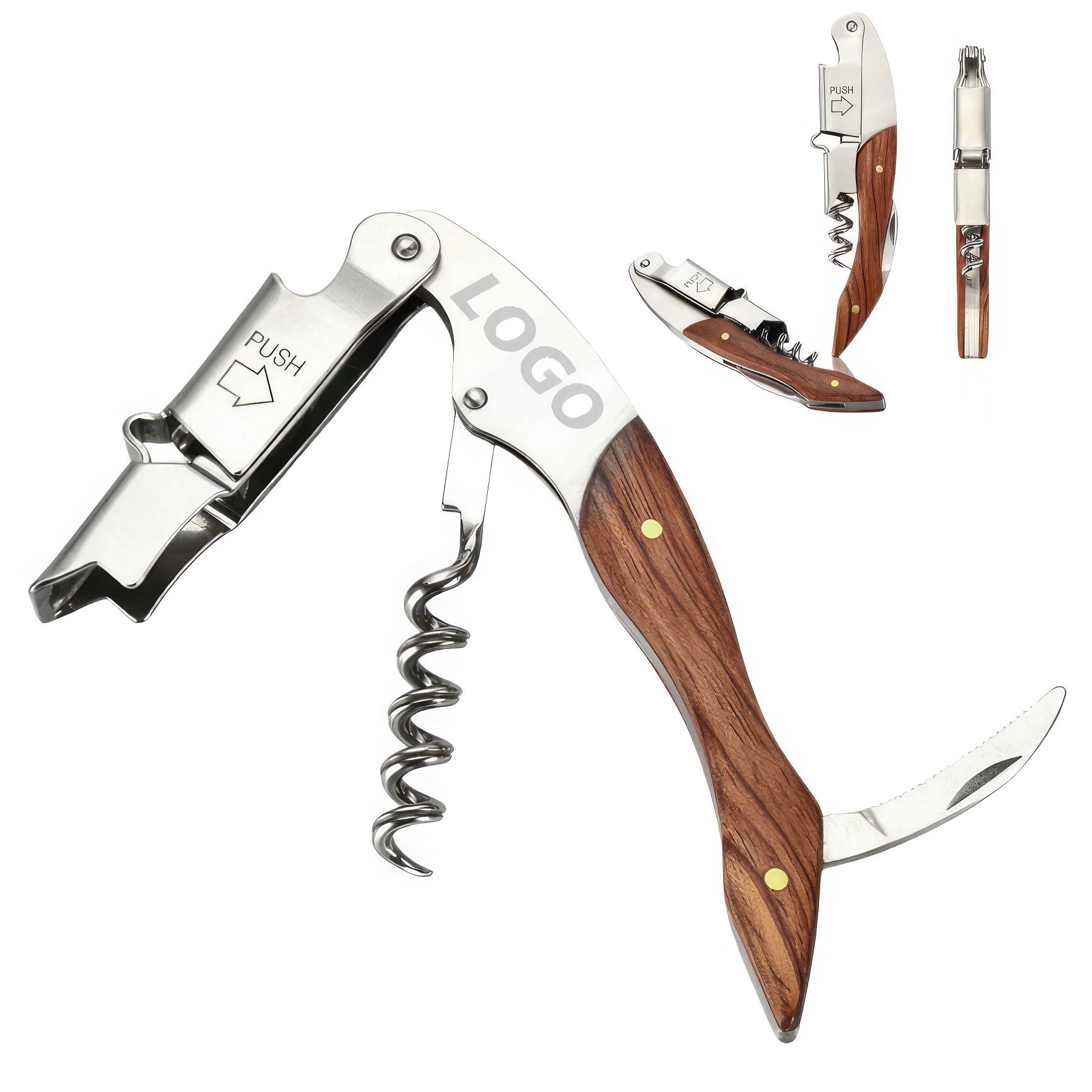 Custom Professional Waiter Corkscrew Wine Openers 1