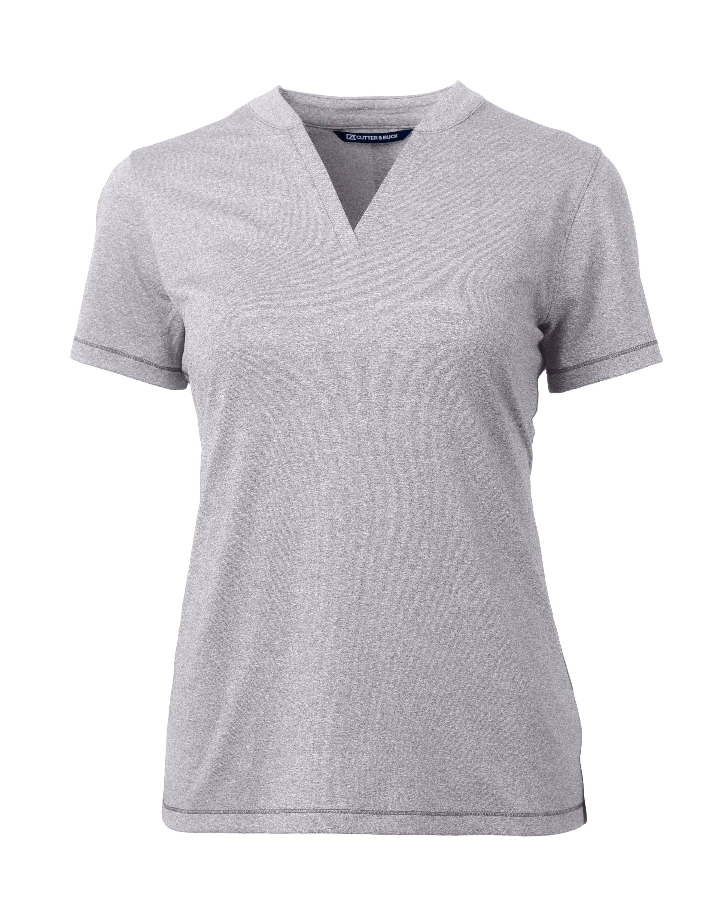 Cutter & Buck Forge Recycled Four-Way Stretch Heathered Womens Blade Top 56