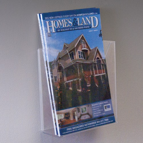 Single Pocket Wall Mount Brochure Holder 5 5w