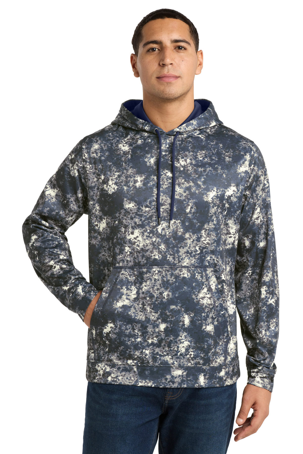 Sport-Tek Sport-Wick Mineral Freeze Fleece Hooded Pullover. ST230 11