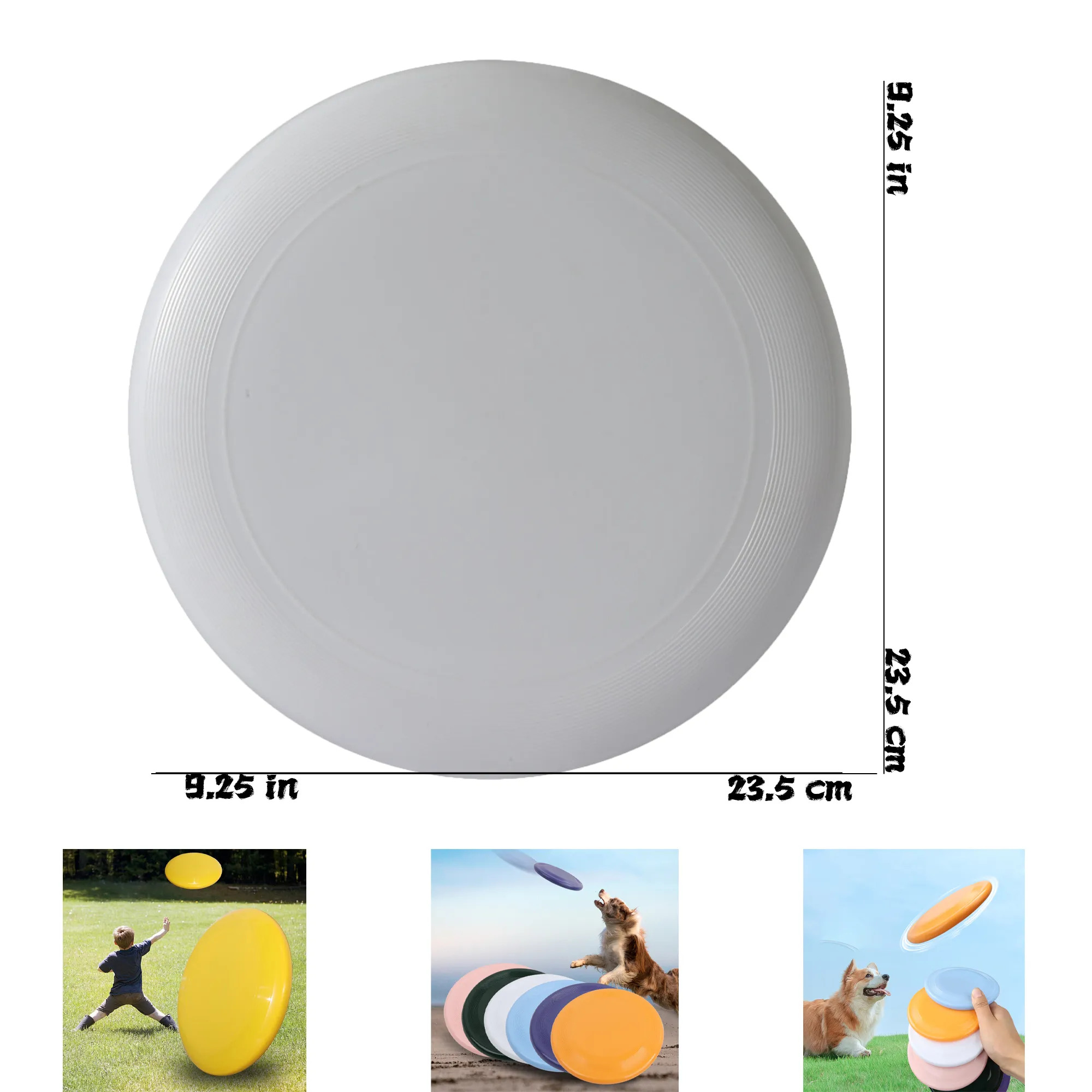 Plastic beach flying discs 2