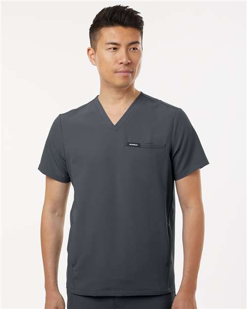 Men's Platt 3-Pocket Scrub V-Neck Top - M10002 4