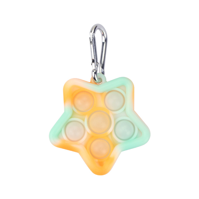 2 in 1 Stress Relief Popper Keychain 9
