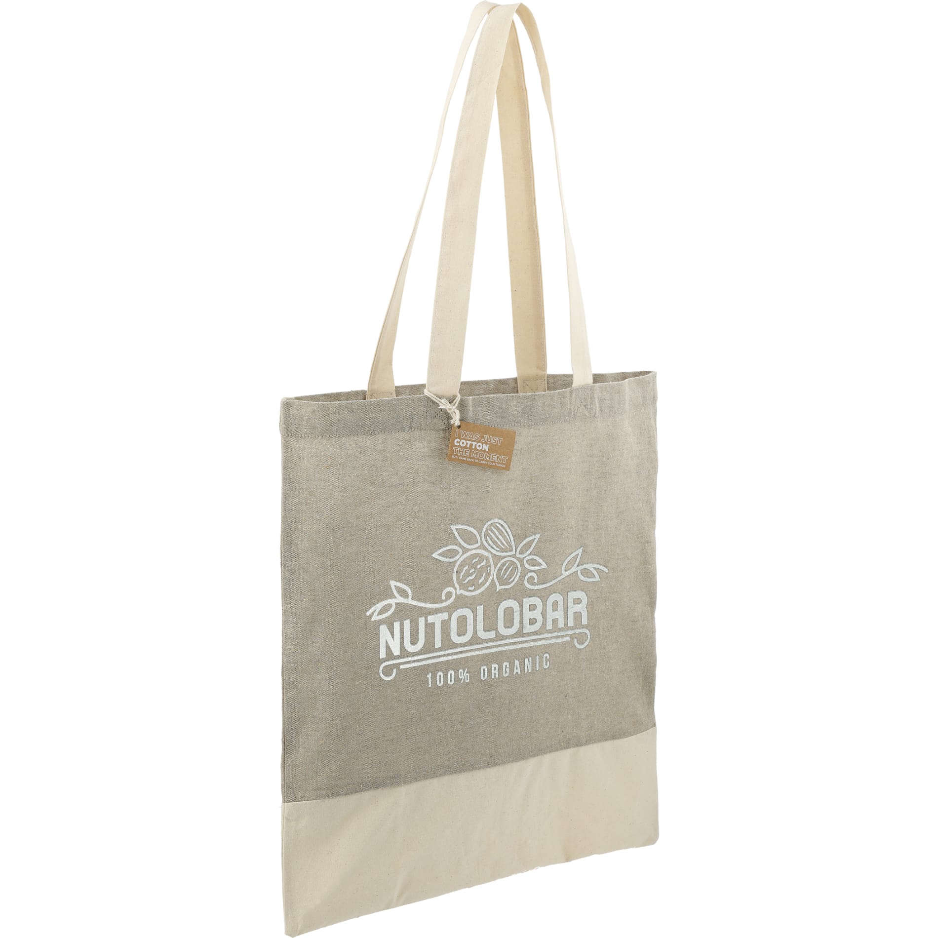 Split Recycled 5oz Cotton Twill Convention Tote 49