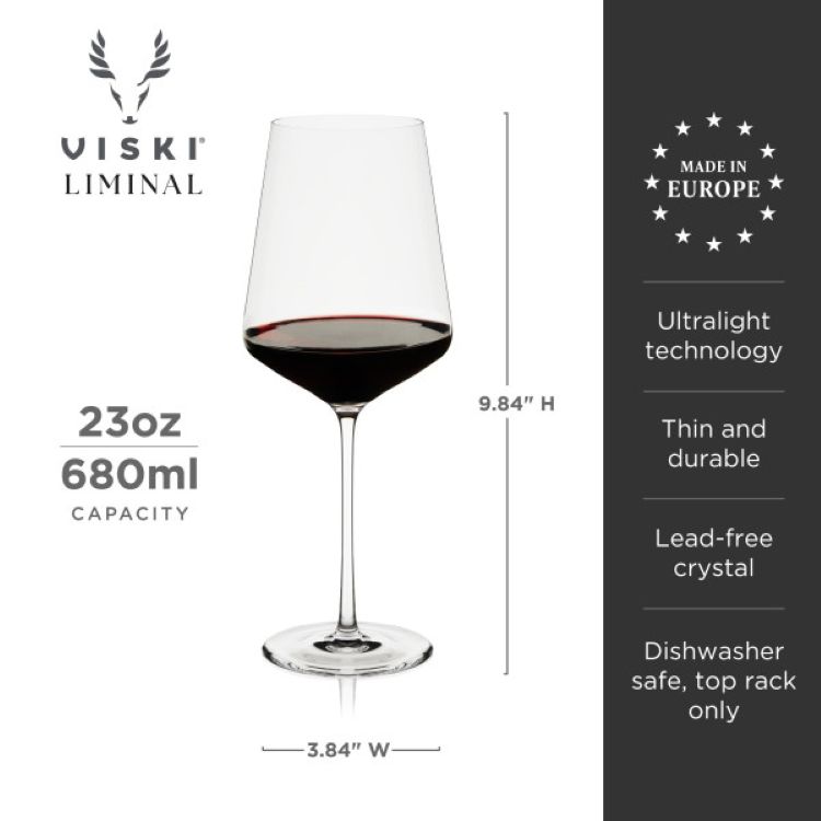 Viski® Reserve Liminal Ultralight Universal Wine Glass 8