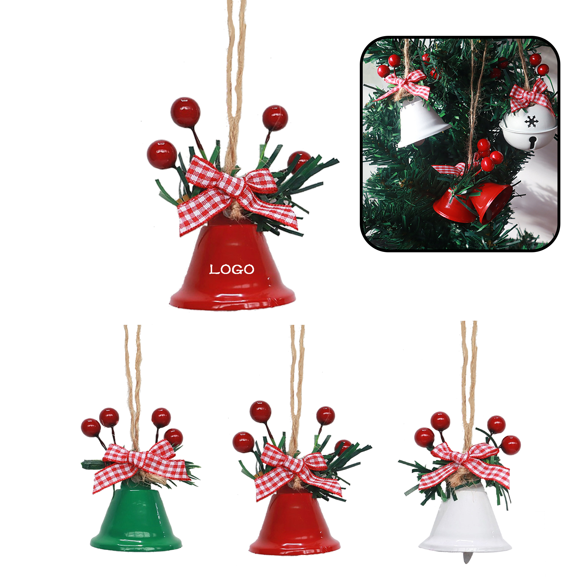 MOQ 20 PCS Metal Christmas Bell 2