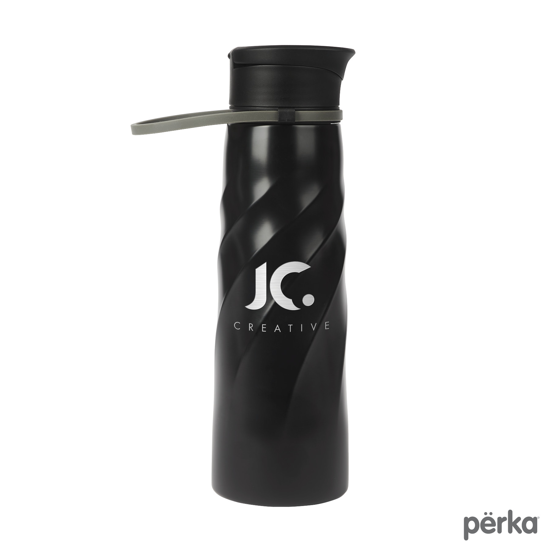 Perka® Tristan 34 oz./1L Single Wall Stainless Steel Sport Bottle 17
