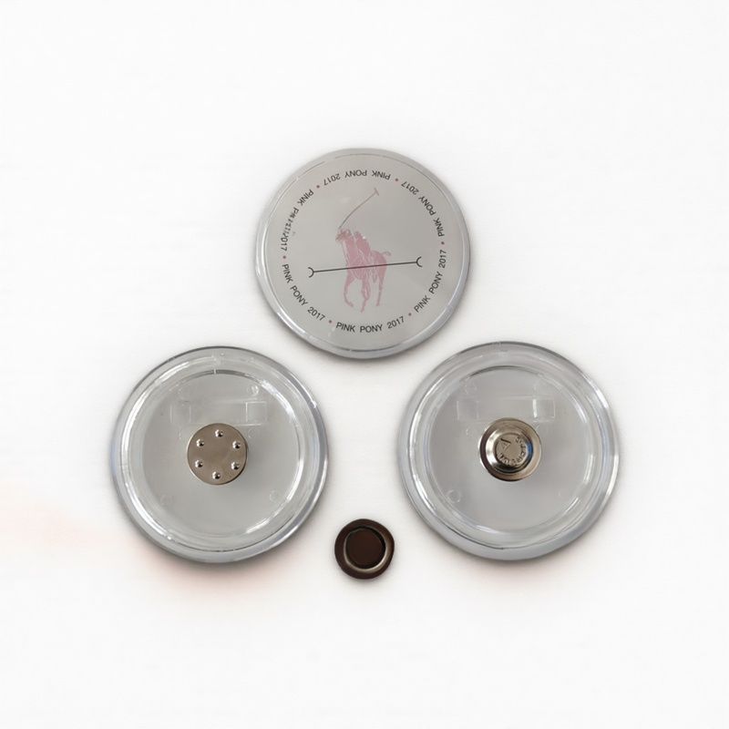 Custom Lightweight Acrylic Magnetic Ciecle Pin 3