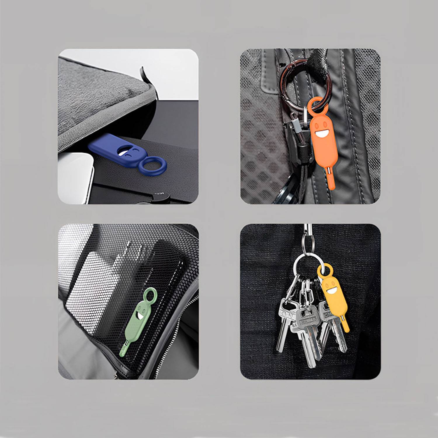 Portable Durable Silicone Covered SIM Card Ejector Tool 7