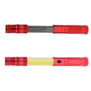 Magnetic Telescope Flashlight With Side Lamp And Adjustable Head 3