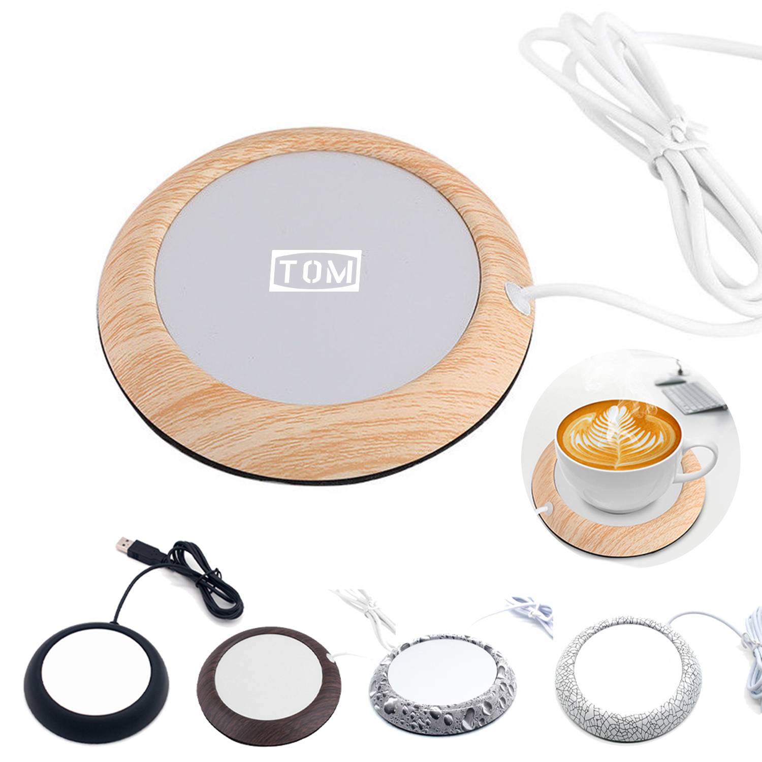 Home Office Desk Use USB Milk And Coffee Cup Mug Warmer 8