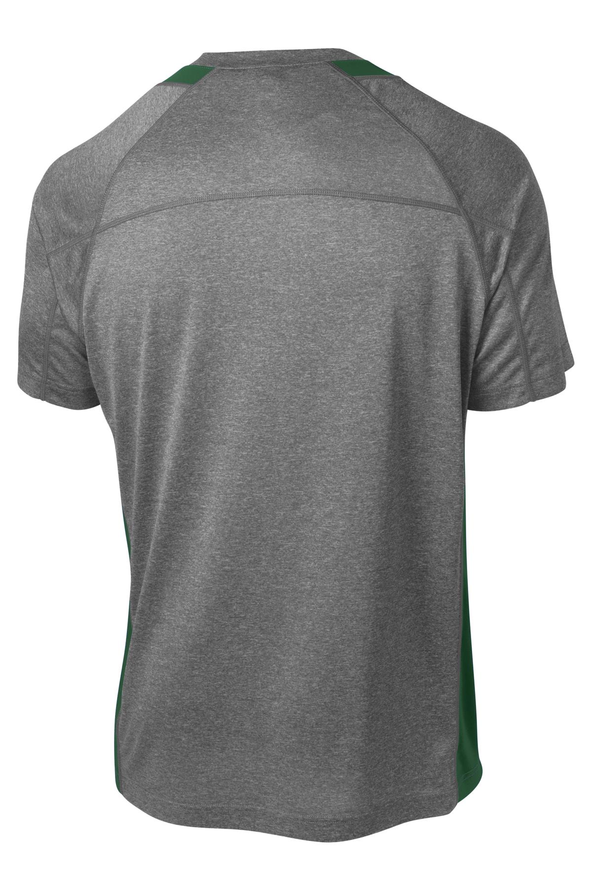 Sport-Tek Heather Colorblock Contender Tee. ST361 44