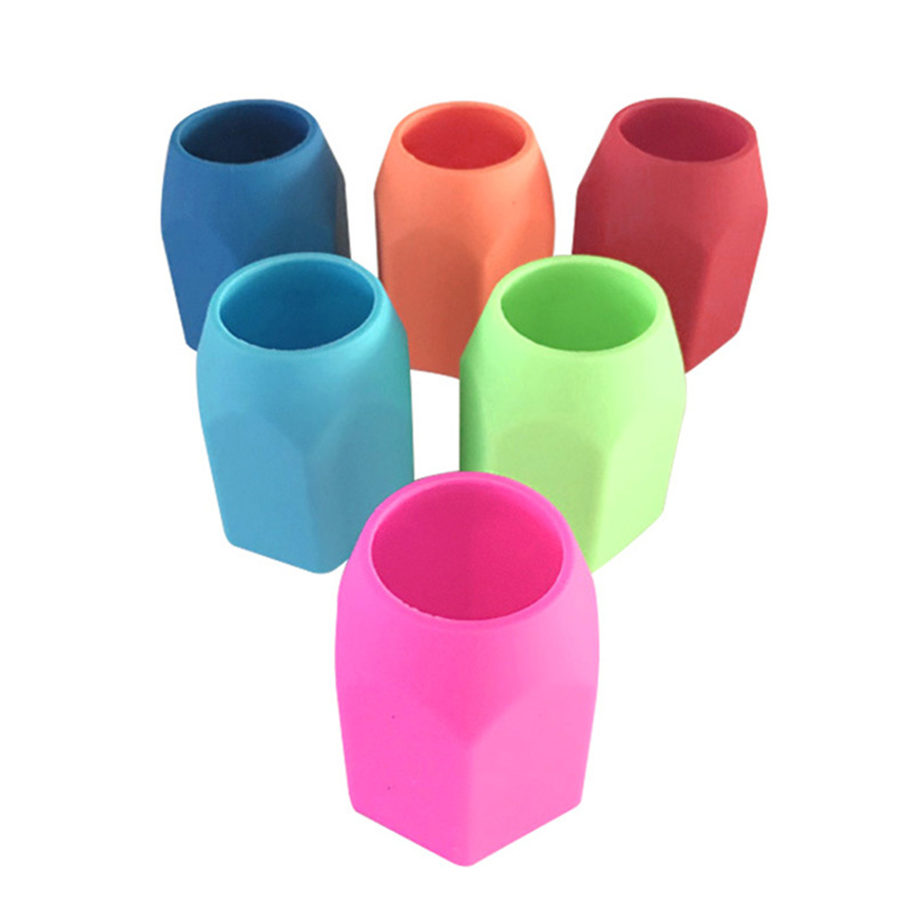 Geometric Silicone Pencil Holder 3