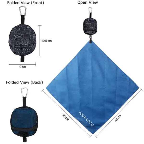 Microfiber Suede Towel With Mesh Bag 4