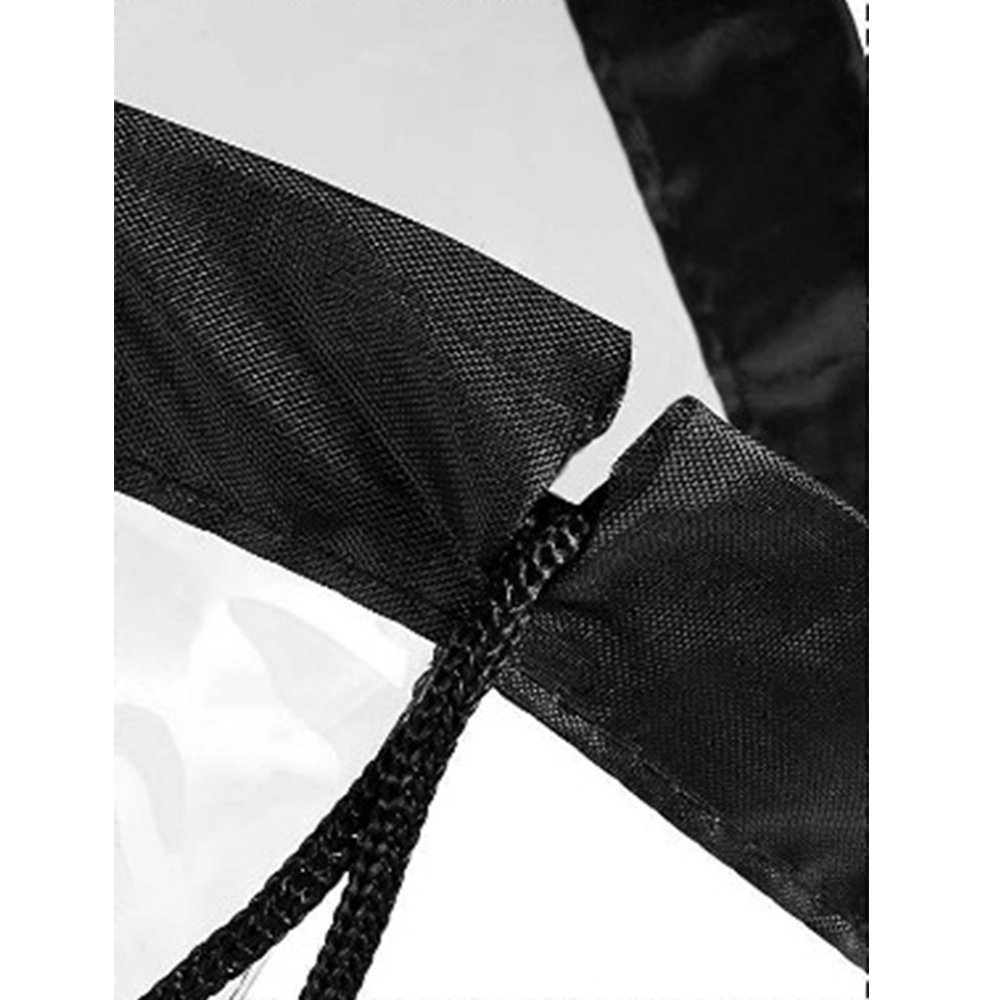 Promotional Clear Plastic Drawstring Bag 11