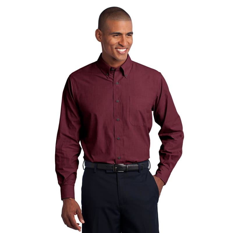 Port Authority Crosshatch Easy Care Shirt. 13