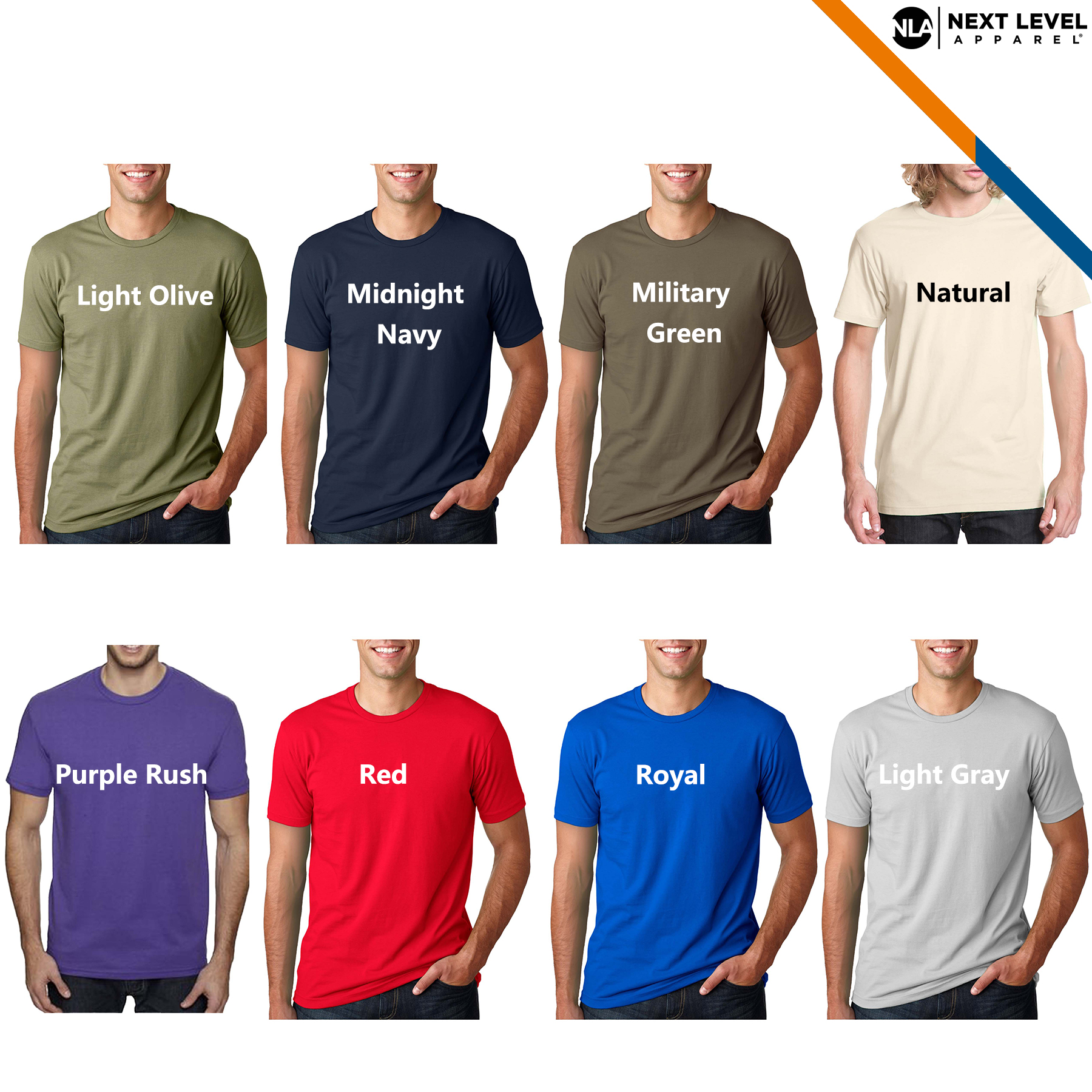 Next Level® 4.3 oz 100% Combed Cotton Jersey T-shirts 3