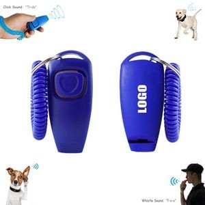 Whistle Pet Training Sound Clicker With Wrist Band 2