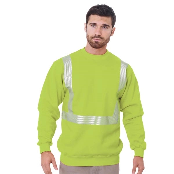 Hi-Visibility Crewneck Sweatshirt 1