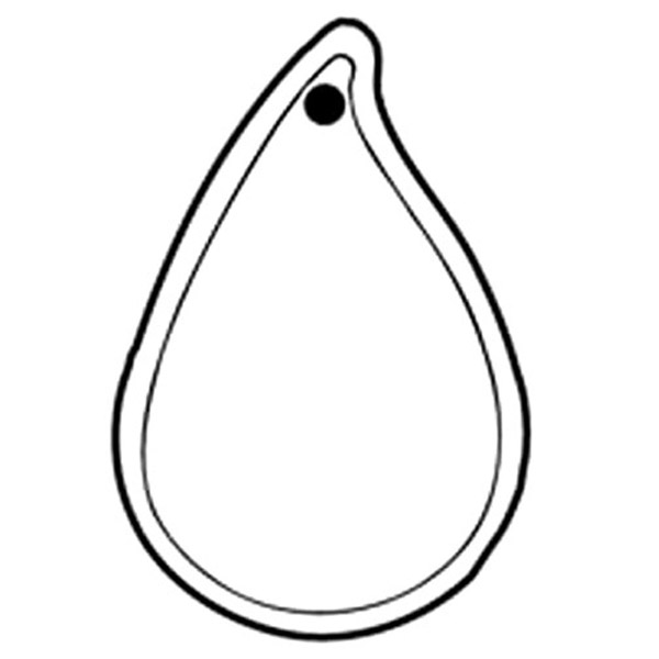 Teardrop Key Tag 1