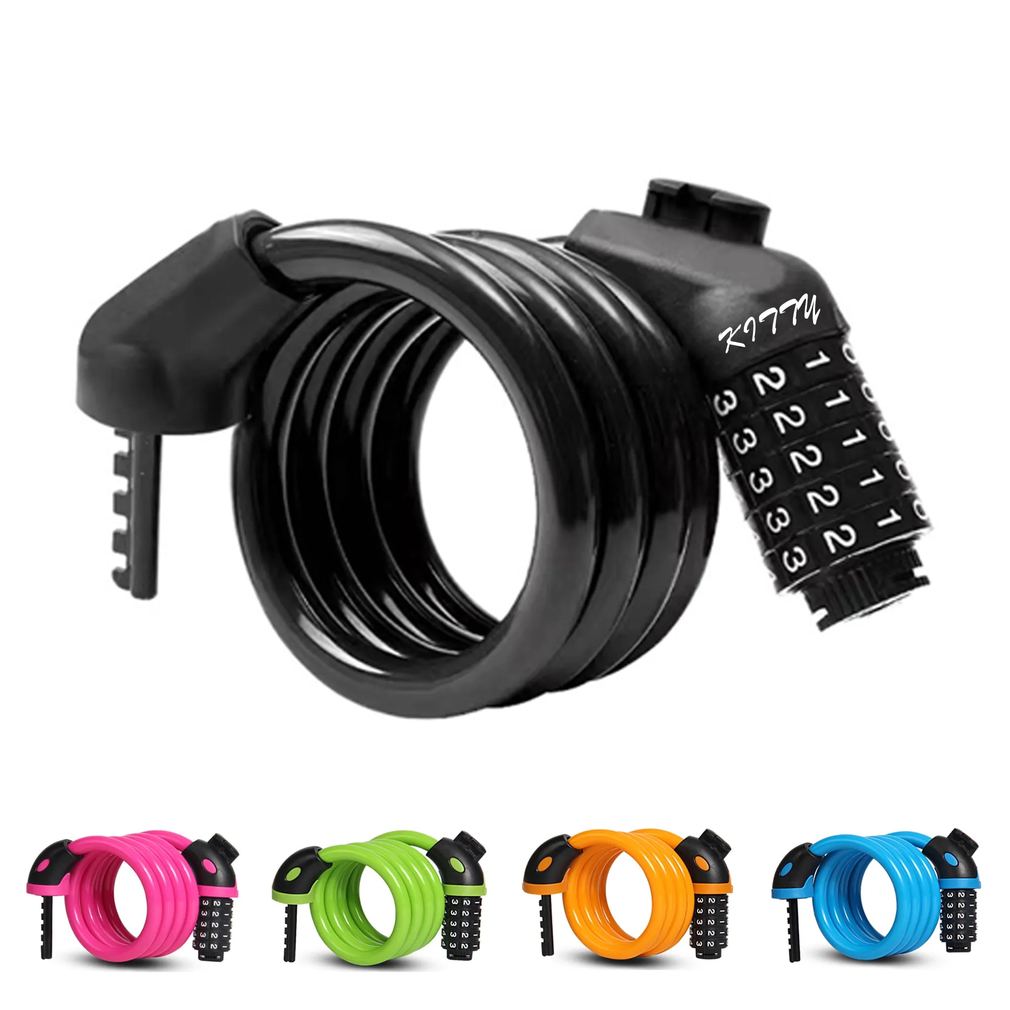 Five-Digit Combination Cable Lock For Bicycles