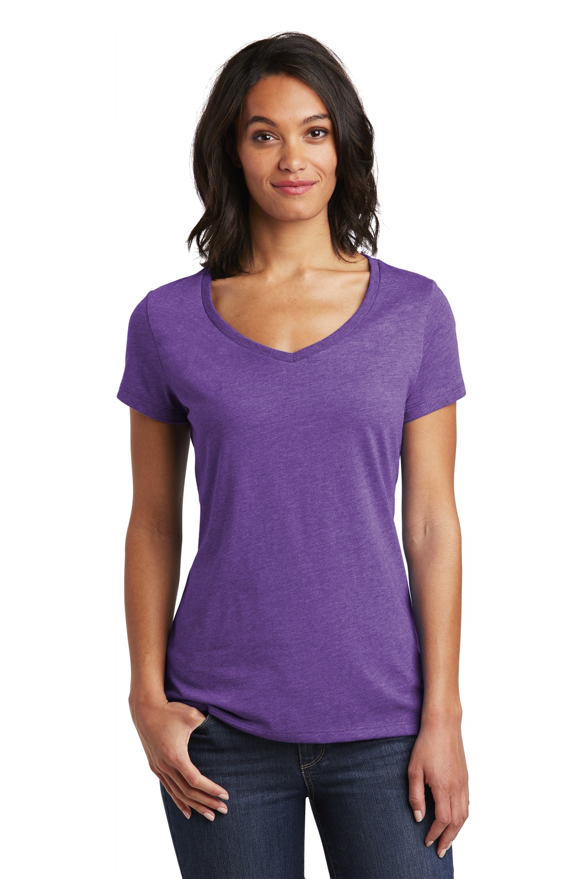 District Women's Very Important Tee V-Neck. DT6503 37