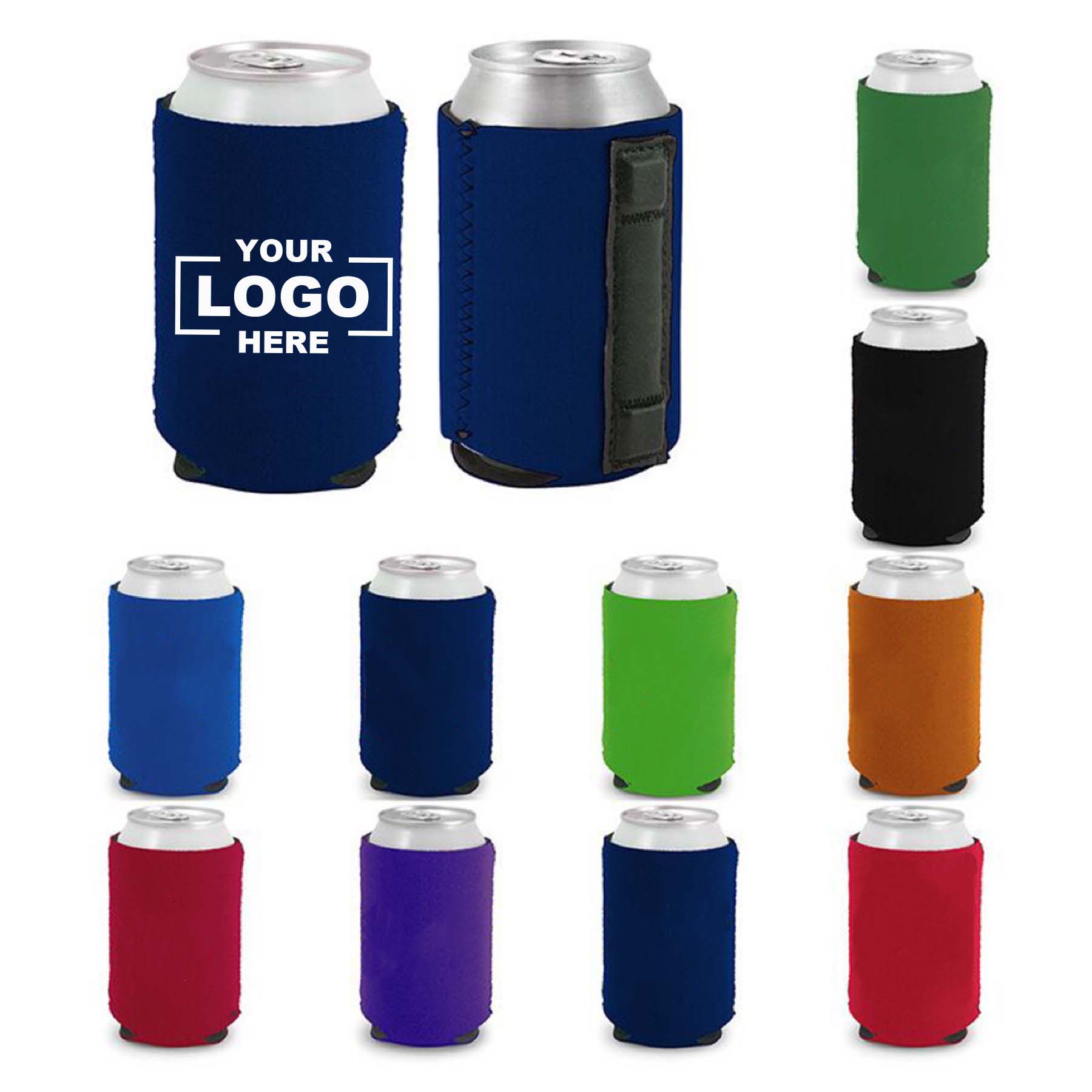 Magnetic Insulated Can Holder, custom koozie with logo imprint 4