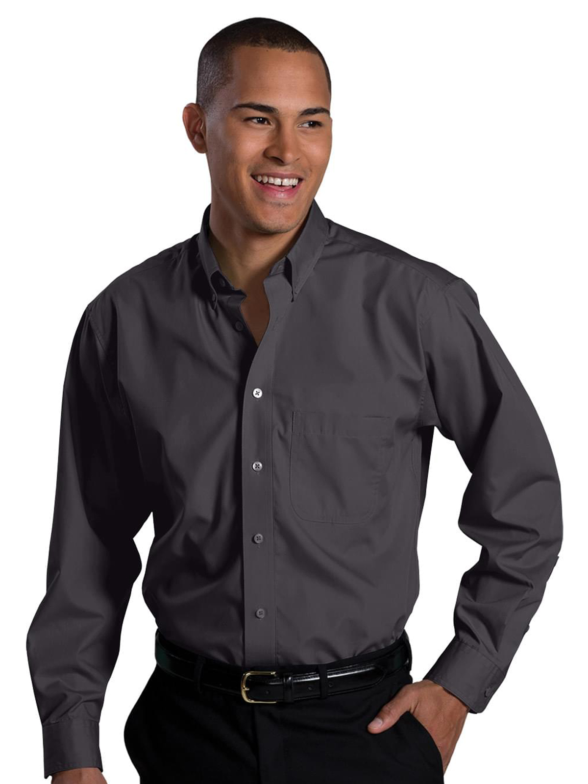 Edwards Shirts & Blouses - Men's Lightweight Long Sleeve Poplin Shirt 4
