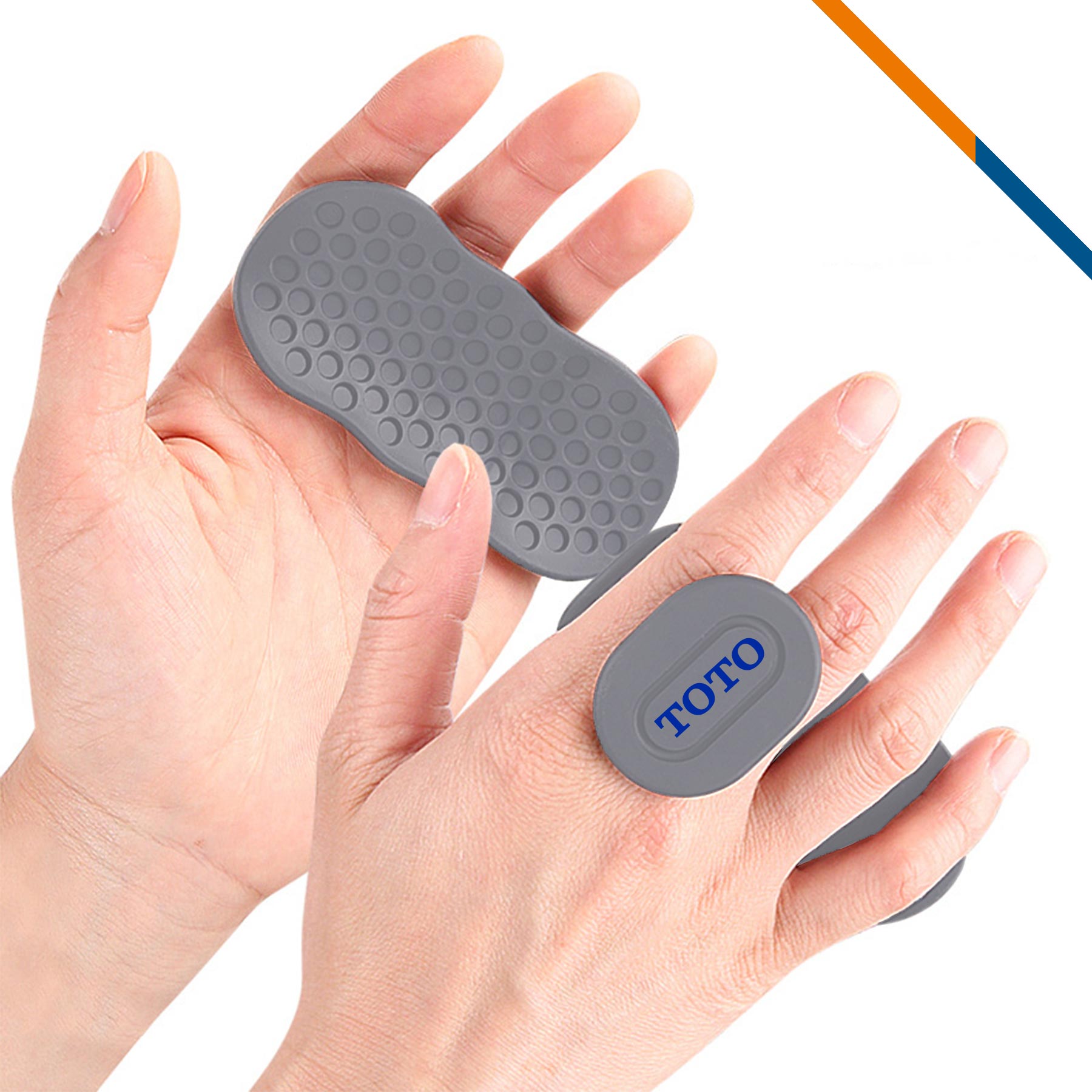 Perkins Silicone Non Slip Gym Fingerless Hand Grips 5