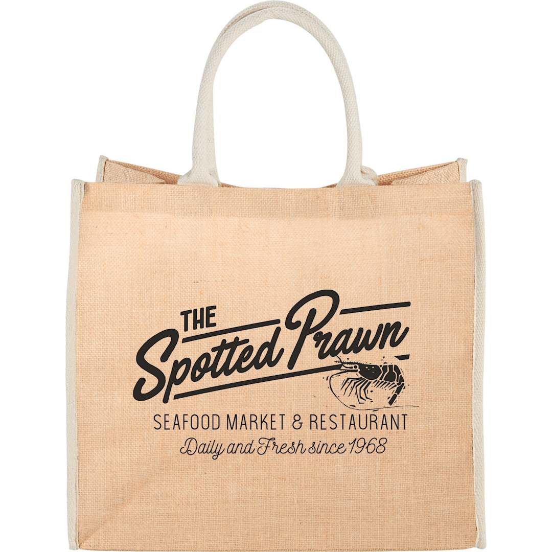 Large Jute Tote, custom tote bag with logo imprint 48