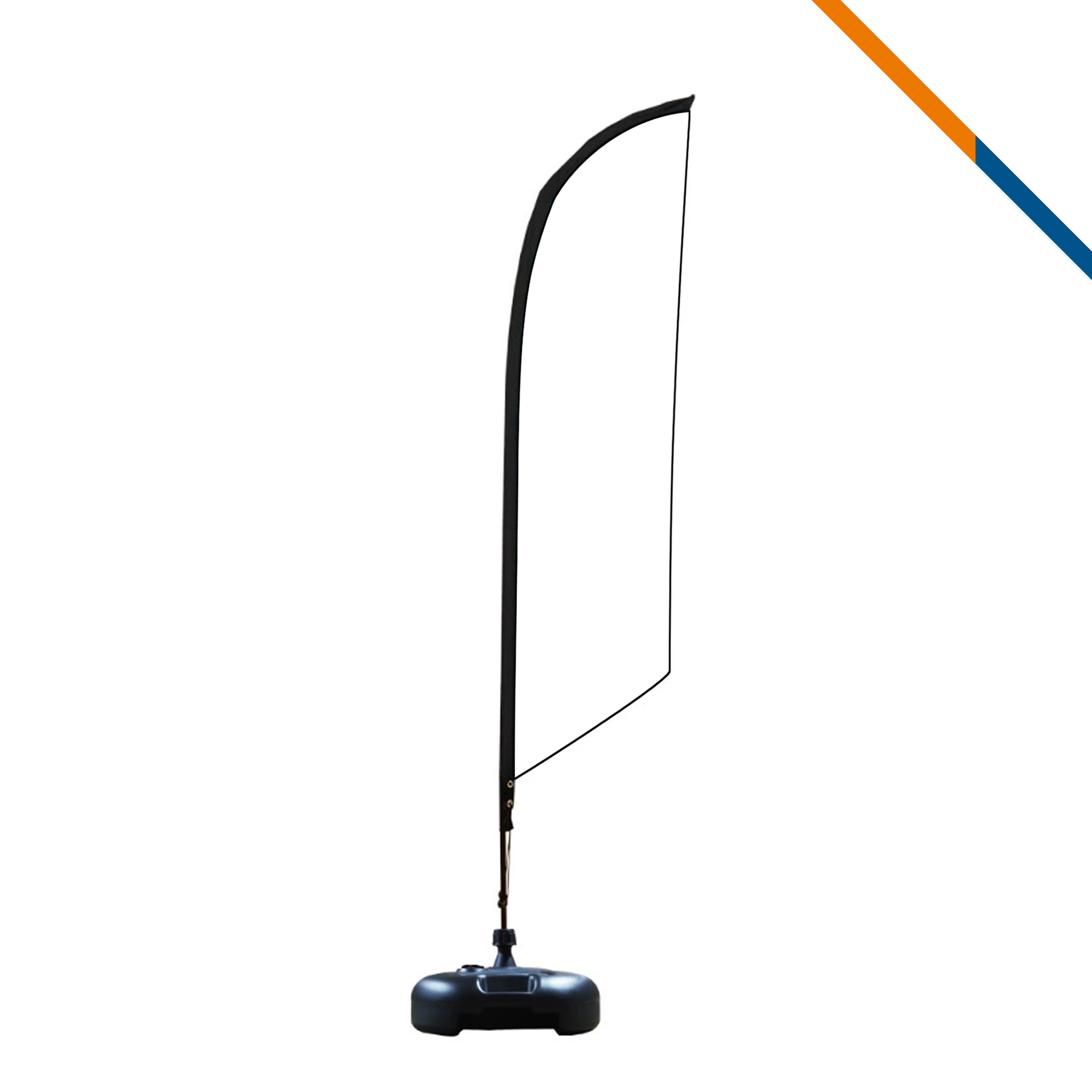 10' Frulin Single-Sided Angle Flag 4