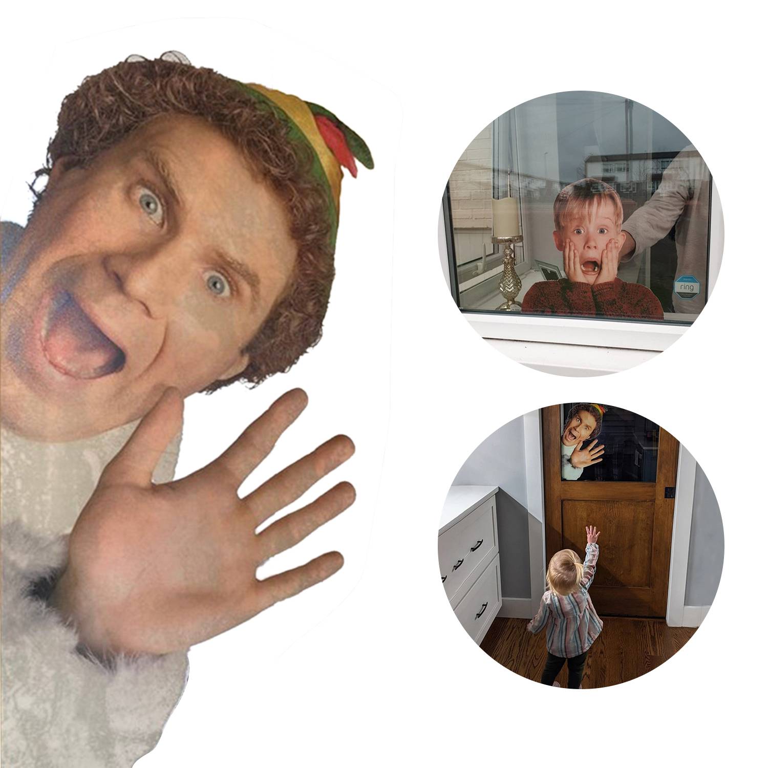 Customized Funny Christmas Window Sticker