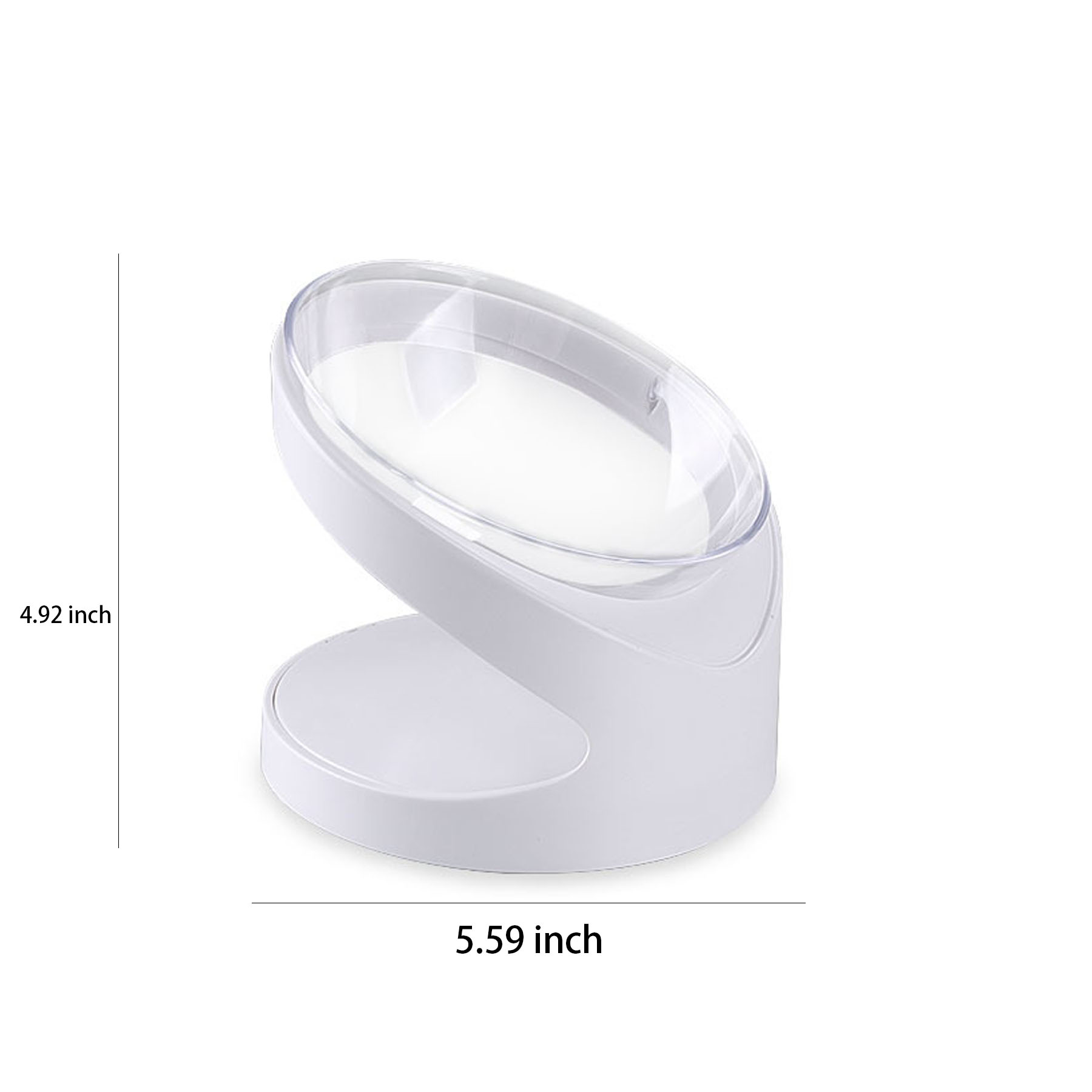 Pet Slope Transparent Bowl 4