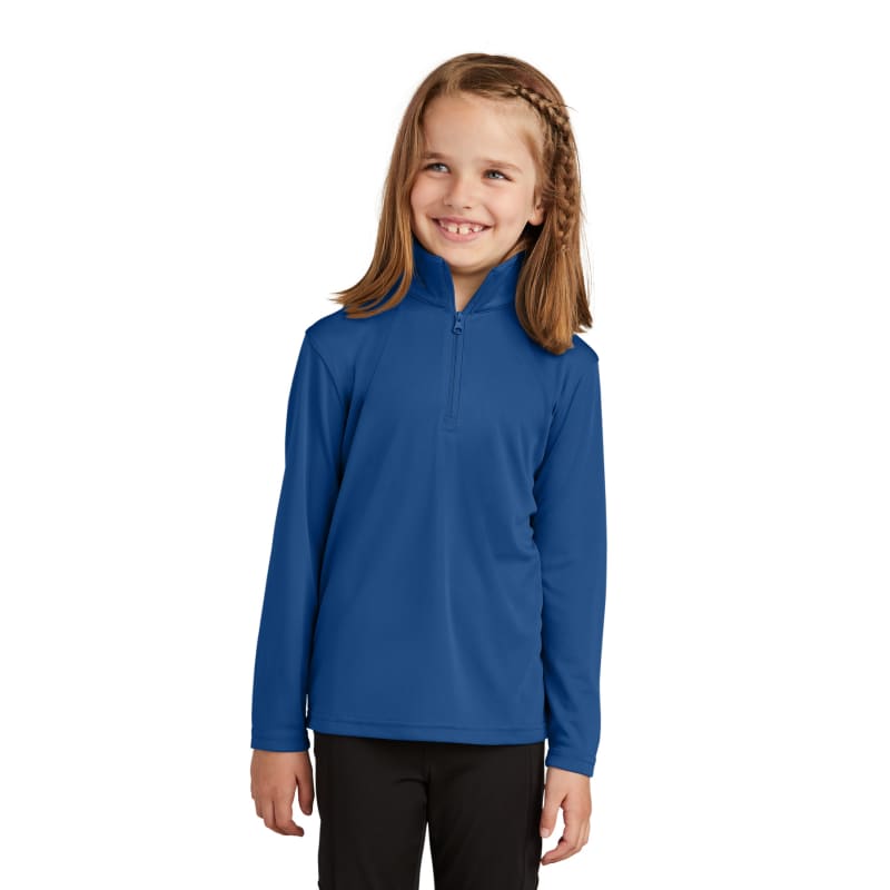 Sport-Tek Youth PosiCharge Competitor 1/4-Zip Pullover. 3